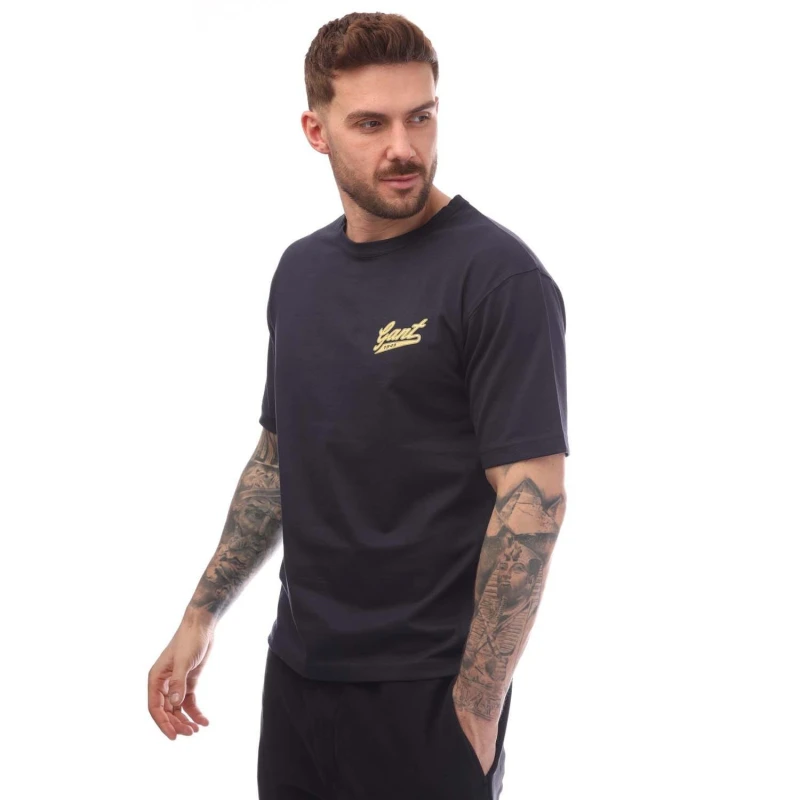 Image of Gant Graphic T-Shirt - Blue Blue S