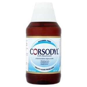Image of Corsodyl Alcohol Free Mint Mouthwash 300ml