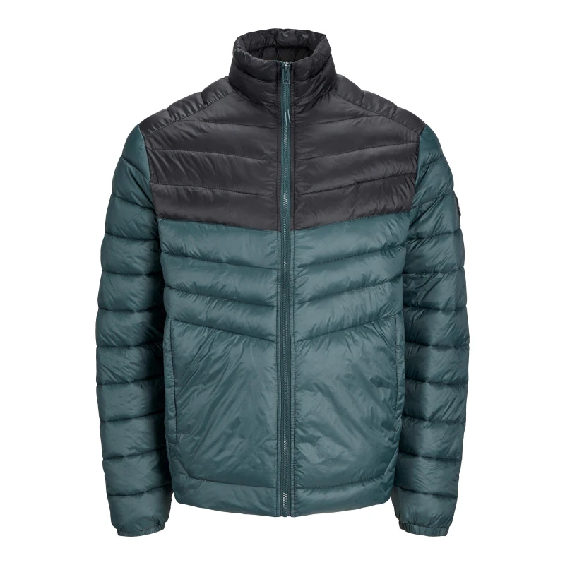 Image of Jack and Jones Mens Junior&Junior Sprint Quilted Medium Puffer Jacket Magical Forest male S