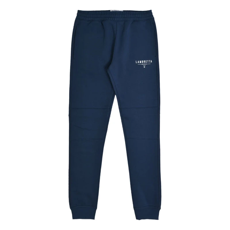 Image of Lambretta Lambretta Men AW24 Logo Jogging Bottoms in Navy Size: Medium Navy M Male 5063703658300