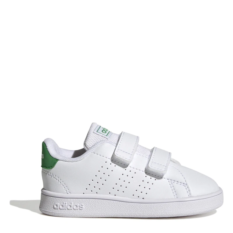 Image of adidas Advantage I Infant Trainers White/Green male C8.5 (26)