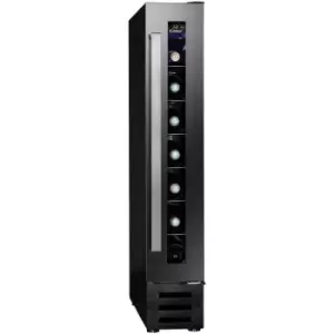 Image of Candy 7 Bottle Capacity Single Built in Wine Cooler - Black