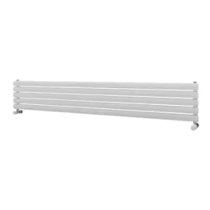 Image of Ximax Champion Satin White Horizontal Designer Radiator, (W)1800mm X (H)294mm