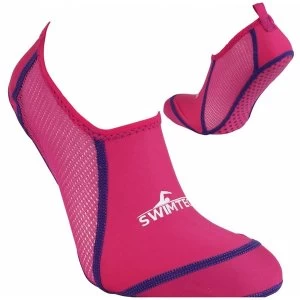 Image of SwimTech Pool Sock Pink UK Size 1-4