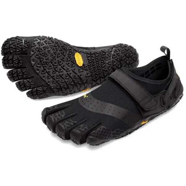 Image of Vibram FiveFingers Mens V Aqua Barefoot Shoes Toe Shoes - UK 8-8.5 / EU 42 Black male PS4153BLK42
