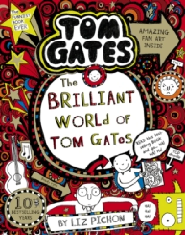 Image of Liz Pichon The Brilliant World of Tom Gates Book Multi unisex
