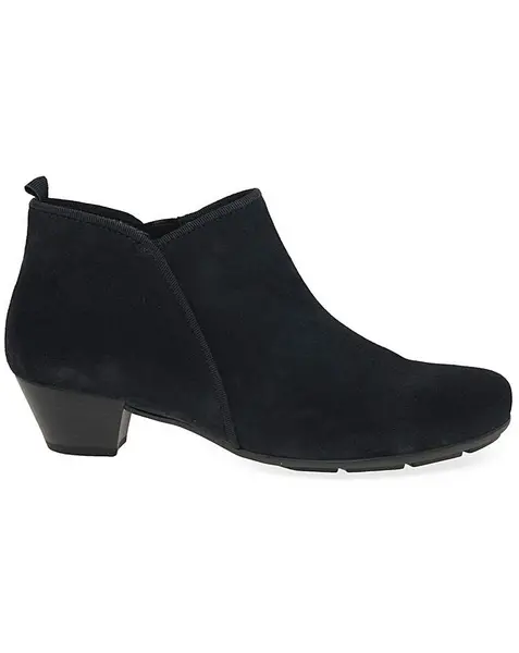 Image of Gabor Trudy Standard Fit Ankle Boots Marine Suede Female 5 WS67806