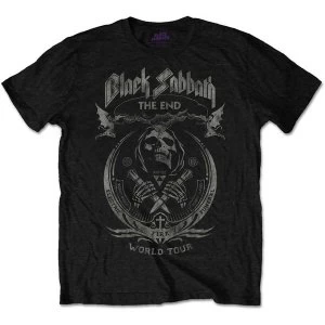 Image of Black Sabbath - The End Mushroom Cloud Unisex Medium T-Shirt - Black