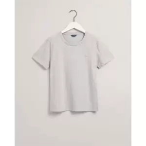 Image of Gant Chest Logo T-Shirt - Grey