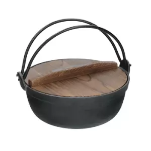 Image of World of Flavours Cast Iron Cooking Pot, 1.5 Litre, Gift Tagged