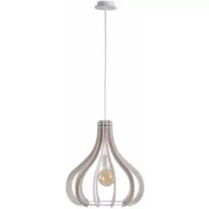 Image of Keter Lavena Wire Frame Pendant Ceiling Light , 43.5cm, 1x E27