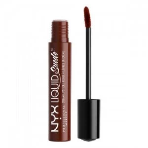Image of NYX Professional Makeup Liquid Suede Metallic Matte Lipstick Club hopper
