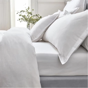 Image of Bedeck of Belfast Muro Fitted Sheet - White