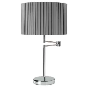 Image of Village At Home The Lighting and Interiors Group Fenella Table Lamp - Chrome