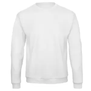 Image of B&C Adults Unisex ID. 202 50/50 Sweatshirt (S) (White)