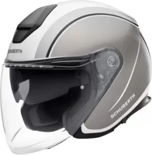 Image of Schuberth M1 Pro Outline Jet Helmet, grey, Size S, grey, Size S