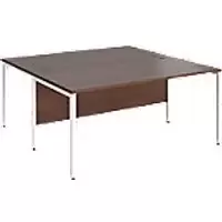 Image of Dams International Desk MB1616BWHW 1,600 x 1,600 x 725 mm