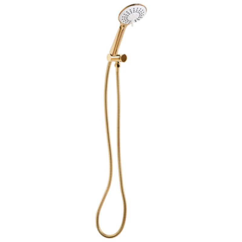 Image of Beliani Shower Head And Hose Kit Tumple 3-Function Gold