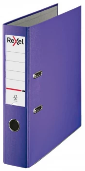 Image of Rexel Lever Arch File ECO A4 PP 75mm Purple