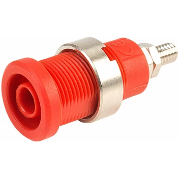 Image of 3265-I-R Red Shrouded Socket (stud) - PJP