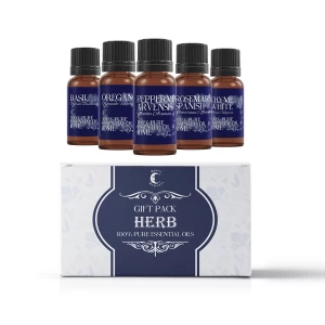 Image of Mystic Moments Herb Essential Oils Gift Starter Pack