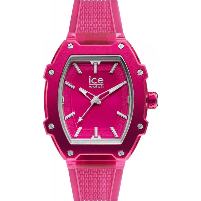 Image of Ice-Watch 023323 ICE Boliday Flashy Pink (36mm) Pink Tonneau Watch