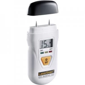Image of Laserliner DampCheck Moisture meter Building moisture reading range 0.2 up to 2.9 vol% Wood moisture reading range 6 up to 60 vol% Temperature reading