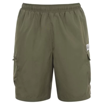 Image of Lonsdale Cargo Shorts Mens - Green