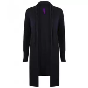 Image of Henbury Womens/Ladies Long Line Open Cardigan (3XL) (Grey Marl)