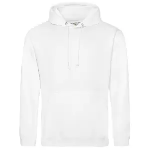 Image of Awdis Unisex College Hooded Sweatshirt / Hoodie (S) (Arctic White)