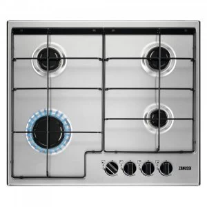 Image of Zanussi ZGNN642X 4 Burner Gas Hob