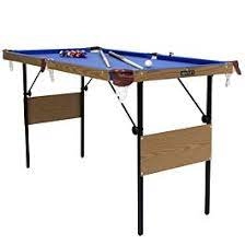 Image of Charles Bentley 4ft 6" Blue Pool Games Table