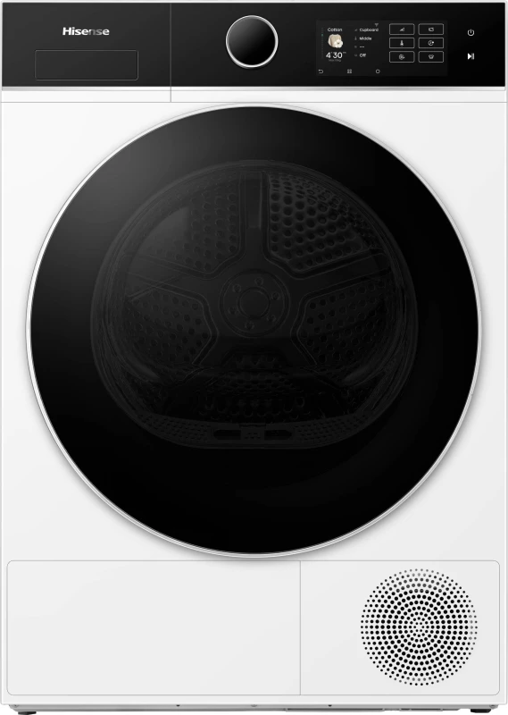 Image of Hisense 5i Series DH5I104BWAB WiFi Connected 10Kg Heat Pump Tumble Dryer - White - A+++ Rated