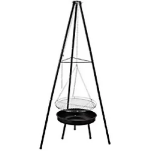 Image of Outsunny BBQ Grill 01-0566 Iron Black