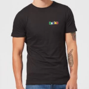 Image of Rubik's Core Logo Pocket Mens T-Shirt - Black - S