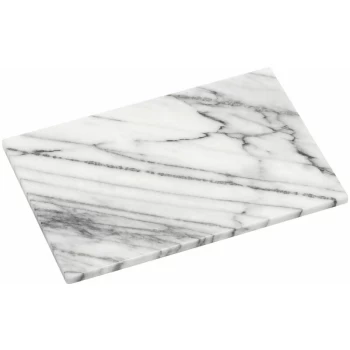 Image of Premier Housewares - White Marble Chopping Board - 31cm