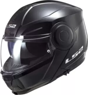 Image of LS2 FF902 Scope Solid Helmet, black, Size L, black, Size L
