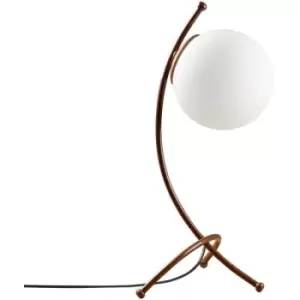 Image of Cristal Model 16 Deco Table Lamp Old Gold