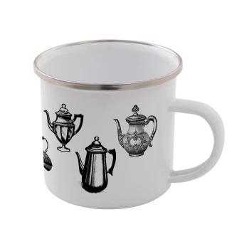 Image of Kettles Enamel Mug - White
