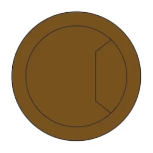 Image of Trend Desk Work Top Cable Tidy Inserts Brown 80mm