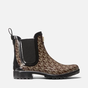 Image of Michael Kors Womens Sidney Rain Boots - Black - UK 3