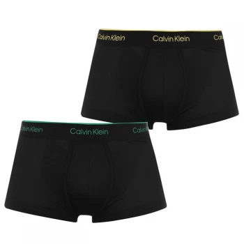 Image of Calvin Klein Pro Air Low Rise 2 Pack Trunks - Multi ZZG