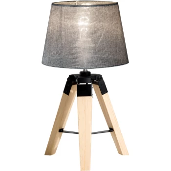 Image of Tripod Table Lamp Living Room Night Lighting Bedside Desk D¨¦cor - Homcom