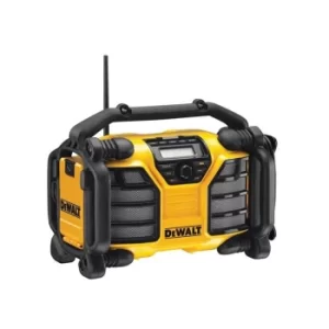Image of DEWALT DCR017 XR DAB Radio & Charger 240V & Li-ion Bare Unit