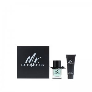 Image of Burberry Mr Burberry Gift Set 50ml Eau de Toilette + 75ml Shower Gel