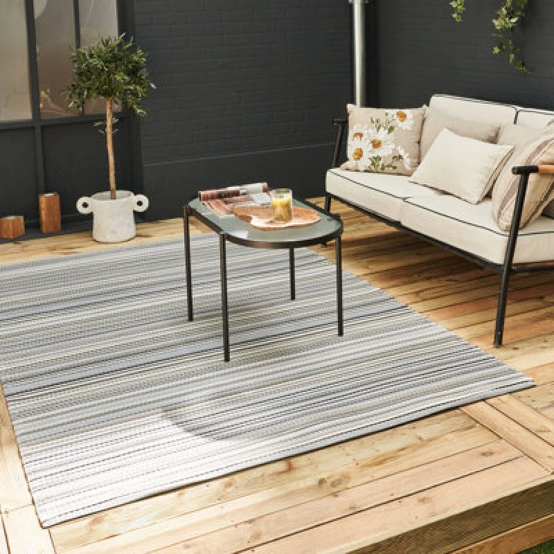 Image of The Rugs Reversible Waterproof Outdoor Rugs Rainbow 1020 Grey