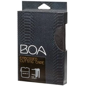 Image of Hair Cutting Cape with Hook Closure Black