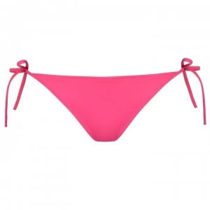 Image of Calvin Klein Cheeky String Side Tie Bikini Briefs - Beetroot Purple