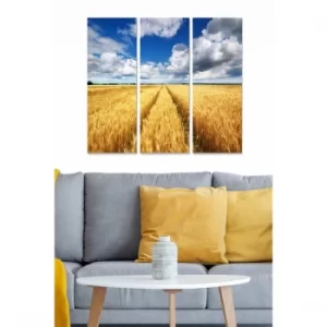 Image of MDF97333904 Multicolor Decorative MDF Painting (3 Pieces)