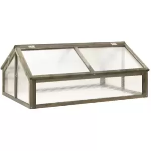 Image of Greenhouse Grey 114x80x50cm Firwood Vidaxl Grey